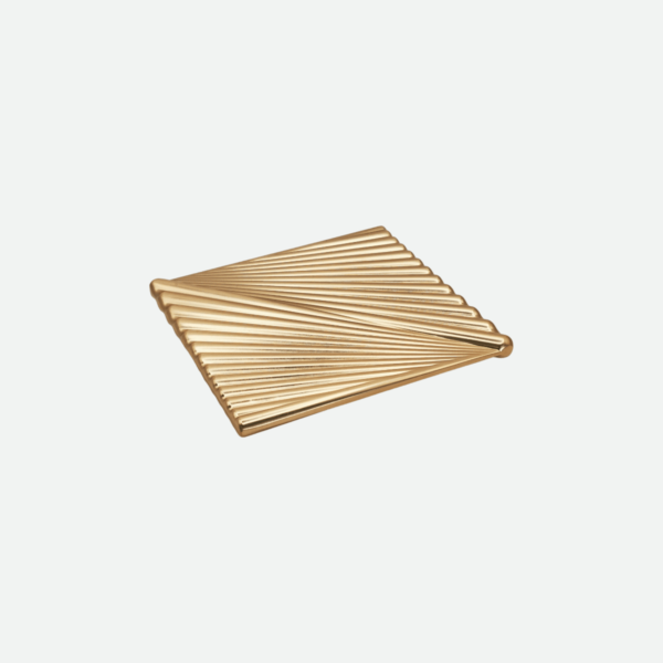 Stilig gull håndtak til kjøkken og kommode.